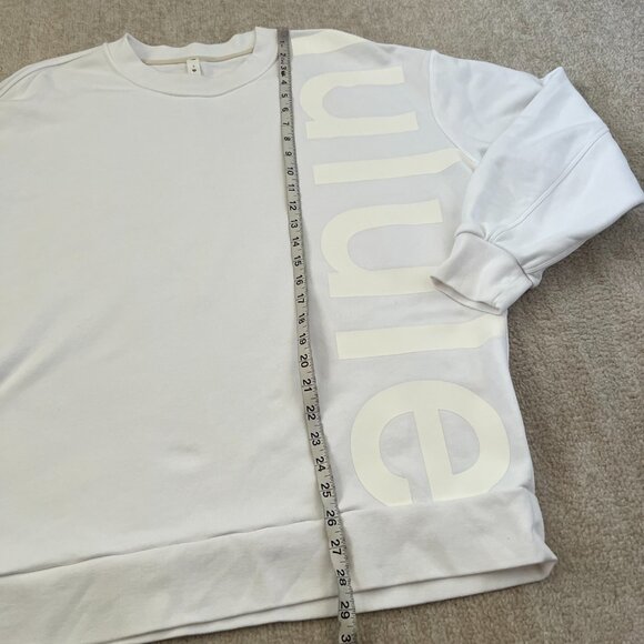Lululemon Perfectly Oversized Crew Logo Sweatshirt 8 - Picture 5 of 9